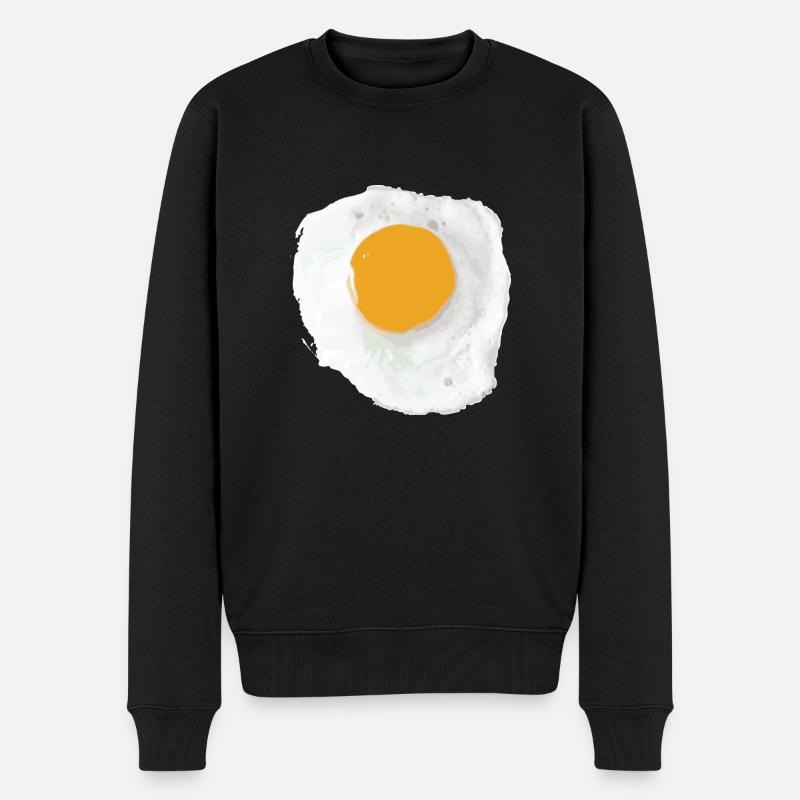 Oeuf au plat - Pull Premium bio Homme - noir
