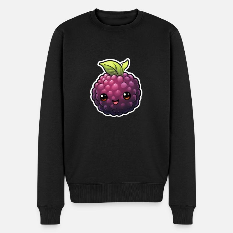 Blackberry Sweet Anime Style - Pull Premium bio Homme - noir