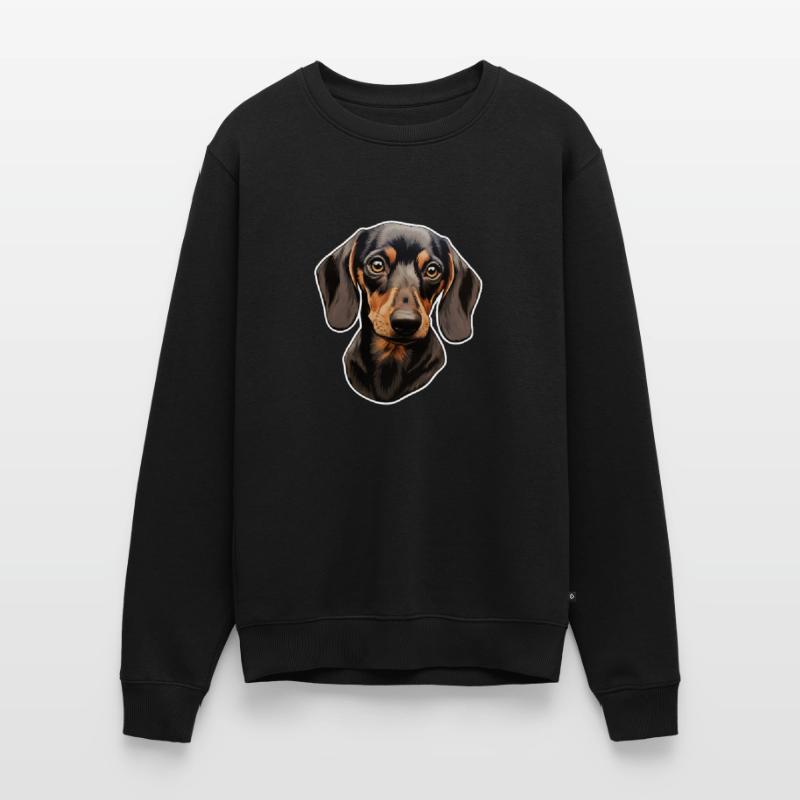 Dackel oder Dachshund Männer Premium Bio Pullover