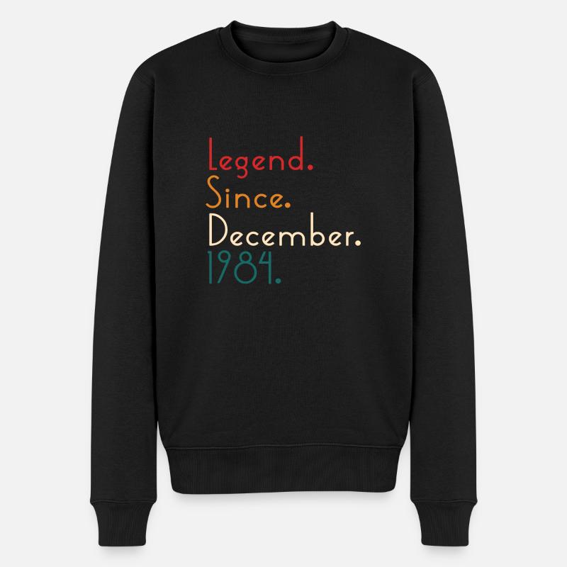 Legend Since December 1984 - Pull Premium bio Homme - noir
