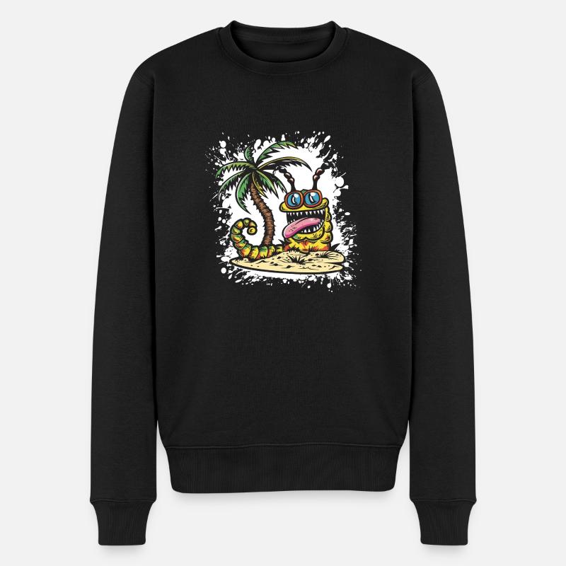 Vacances d’été Wurm - Pull Premium bio Homme - noir