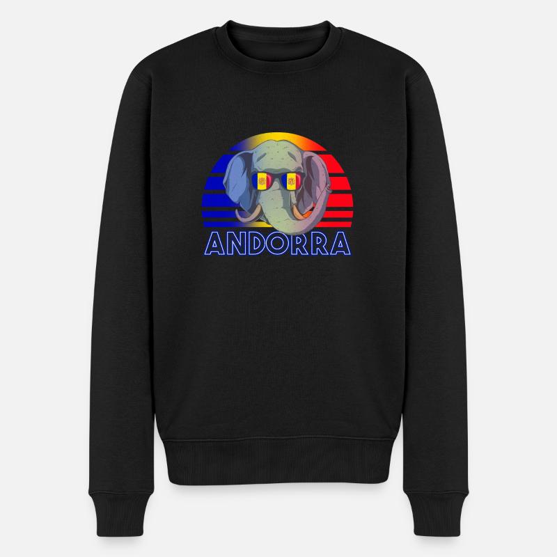 Andorre - Pull Premium bio Homme - noir