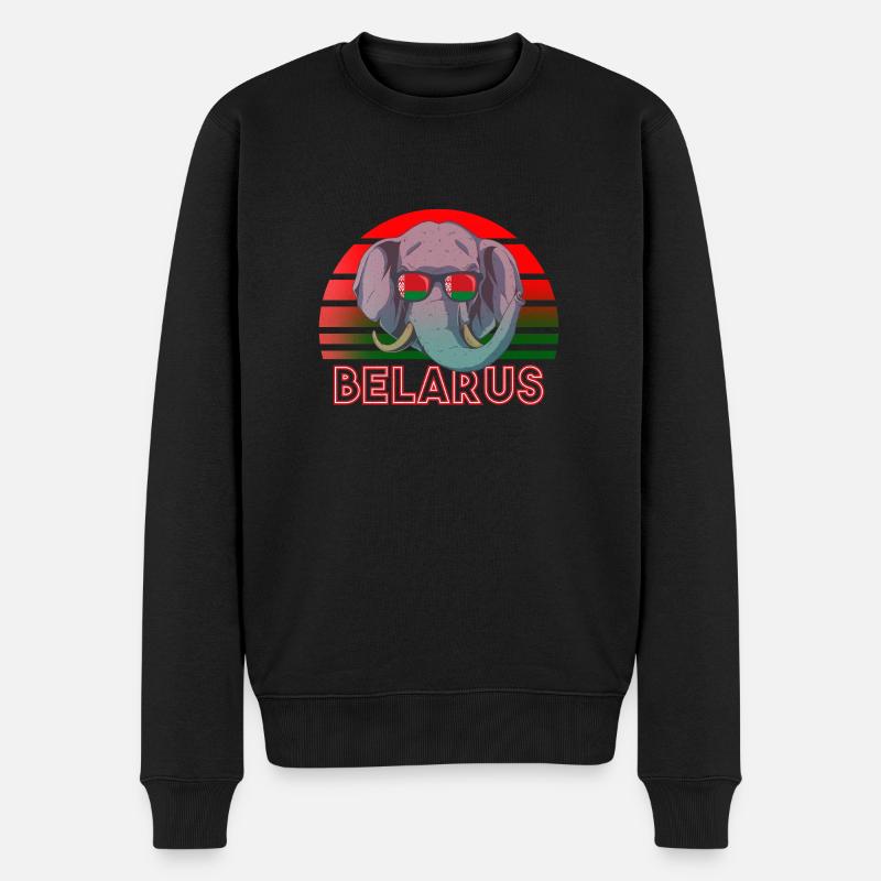 Biélorussie - Pull Premium bio Homme - noir