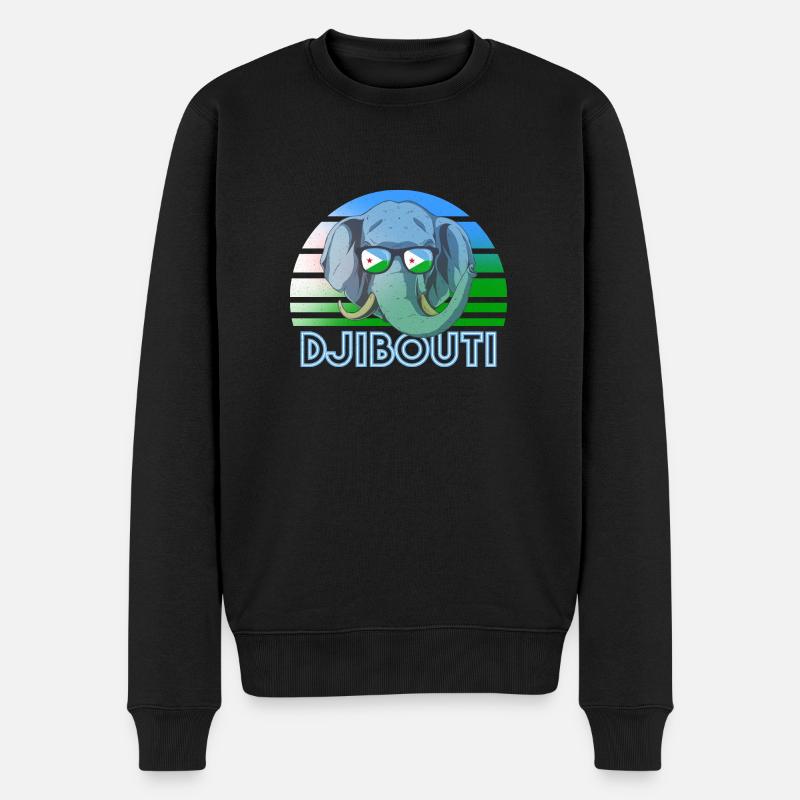 Djibouti - Pull Premium bio Homme - noir