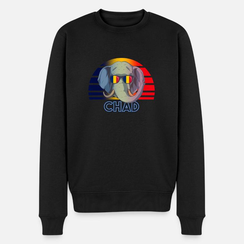 Tchad - Pull Premium bio Homme - noir