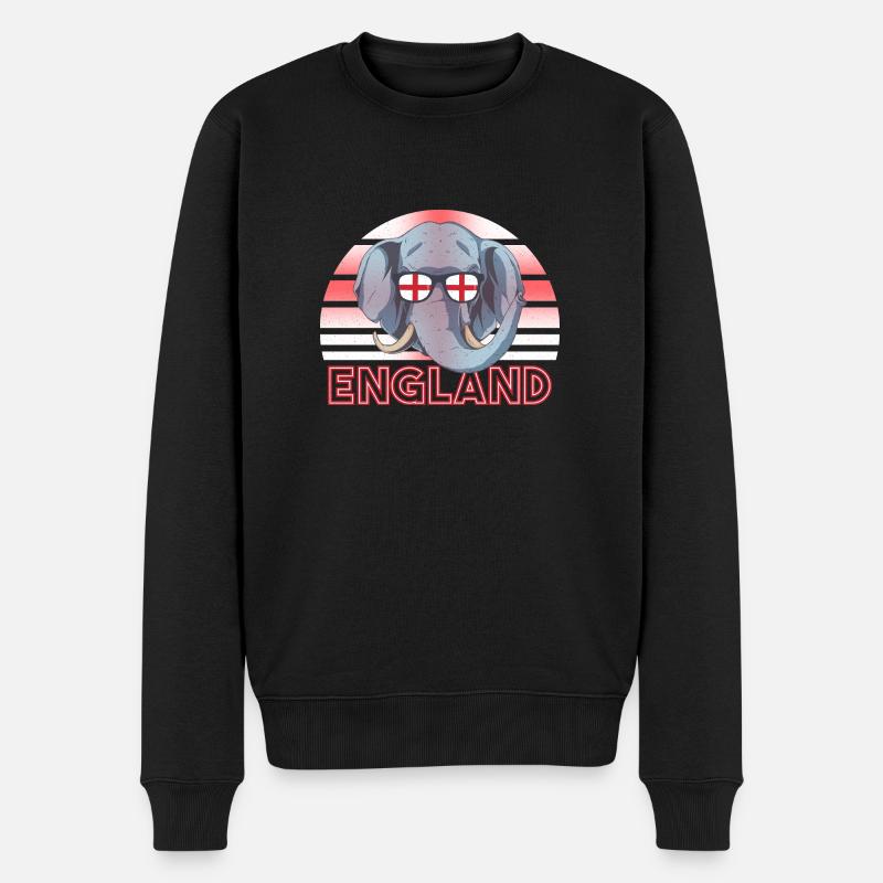 Angleterre - Pull Premium bio Homme - noir