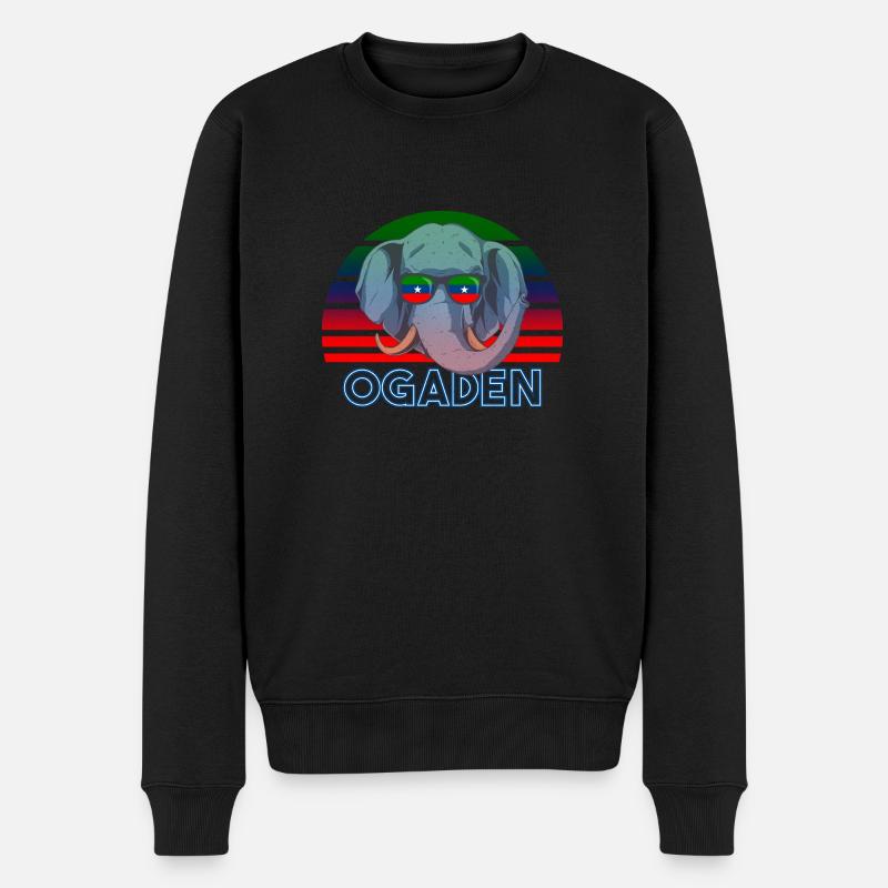 Ogaden - Männer Premium Bio Pullover - Schwarz