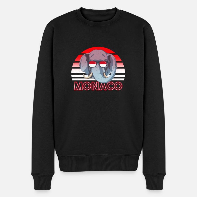 Monaco - Pull Premium bio Homme - noir