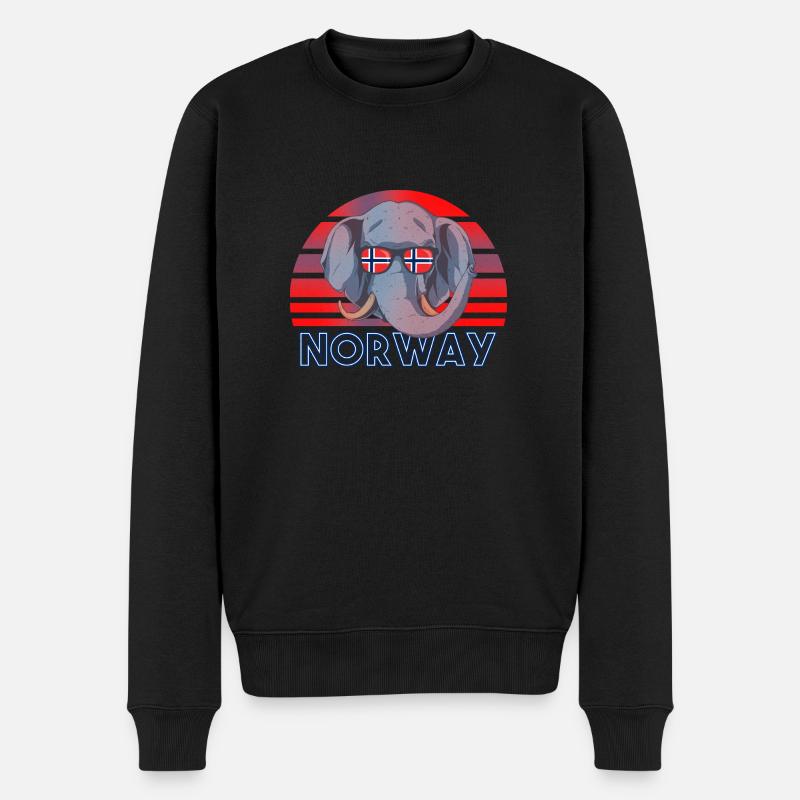 Norvège - Pull Premium bio Homme - noir