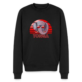 Tonga - Pull Premium bio Homme - noir - Devant - Nico (187cm)
