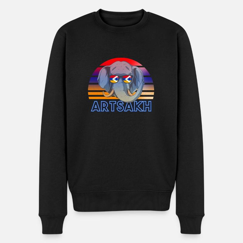 Arzach - Männer Premium Bio Pullover - Schwarz