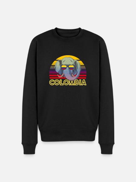 Colombia - Men's Premium Organic Jumper - black