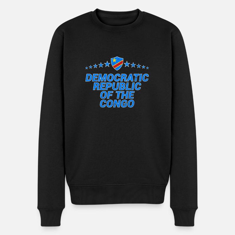 République démocratique du Congo - Pull Premium bio Homme - noir