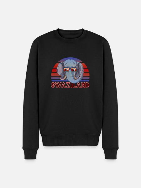Swaziland - Pull Premium bio Homme - noir