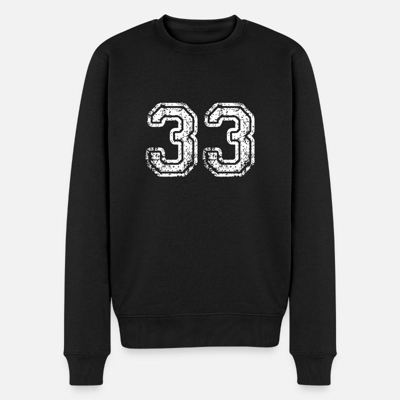 33 - Pull Premium bio Homme - noir