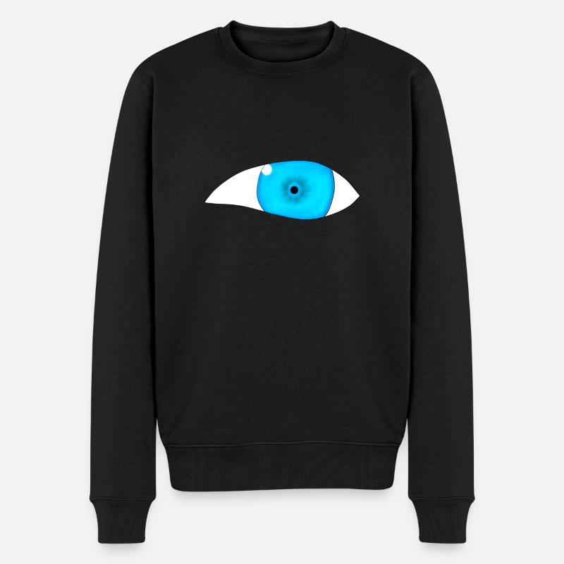 Oeil - Pull Premium bio Homme - noir