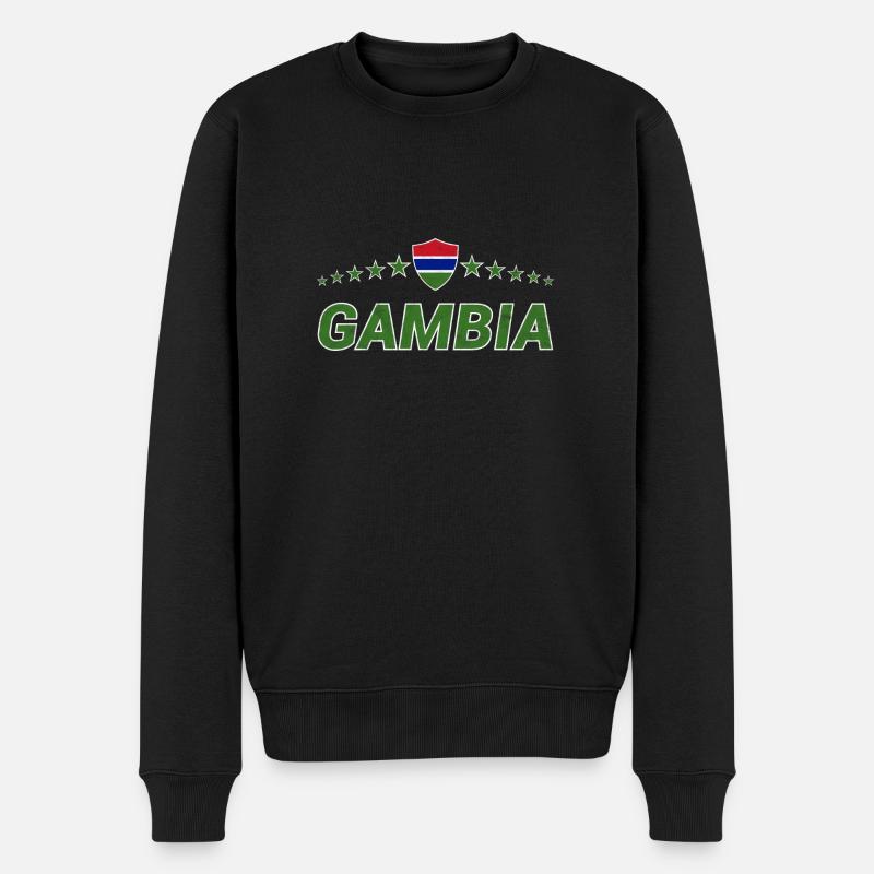 Gambie - Pull Premium bio Homme - noir