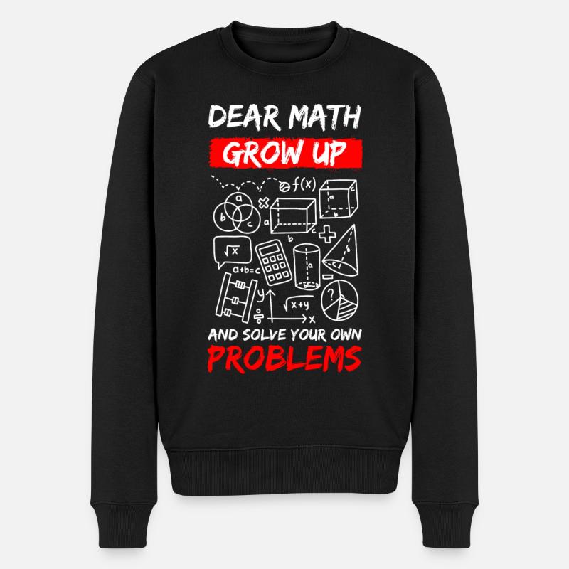 Problem funny The solution - Men's Premium Organic Jumper - black
