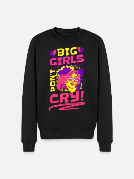 Comic Comics Sprechblase Bunt - Männer Premium Bio Pullover - Schwarz