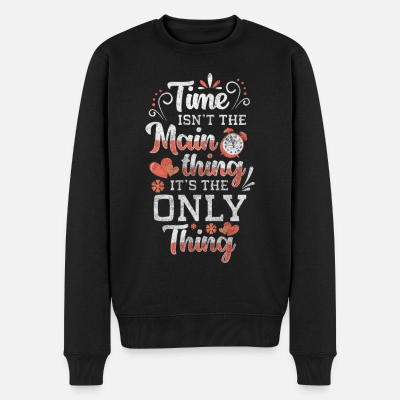 Sablier signe verre - Pull Premium bio Homme - noir
