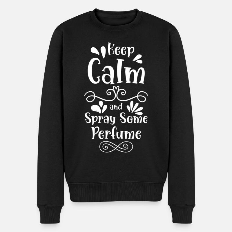 Parfüm Flakon Sammler - Männer Premium Bio Pullover - Schwarz