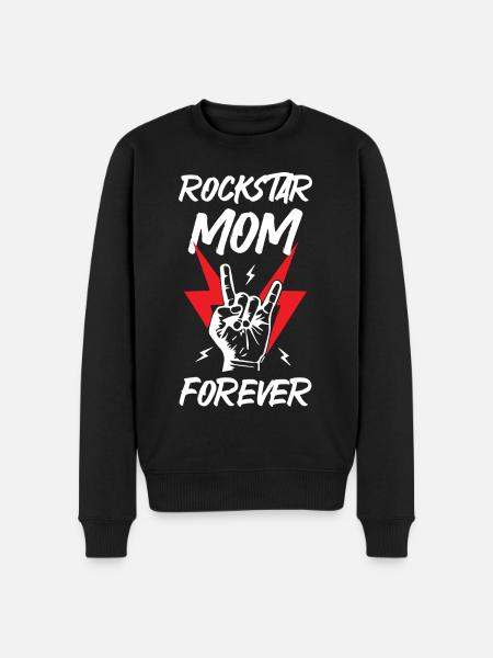 Rockstars Mom Forever - Men's Premium Organic Jumper - black