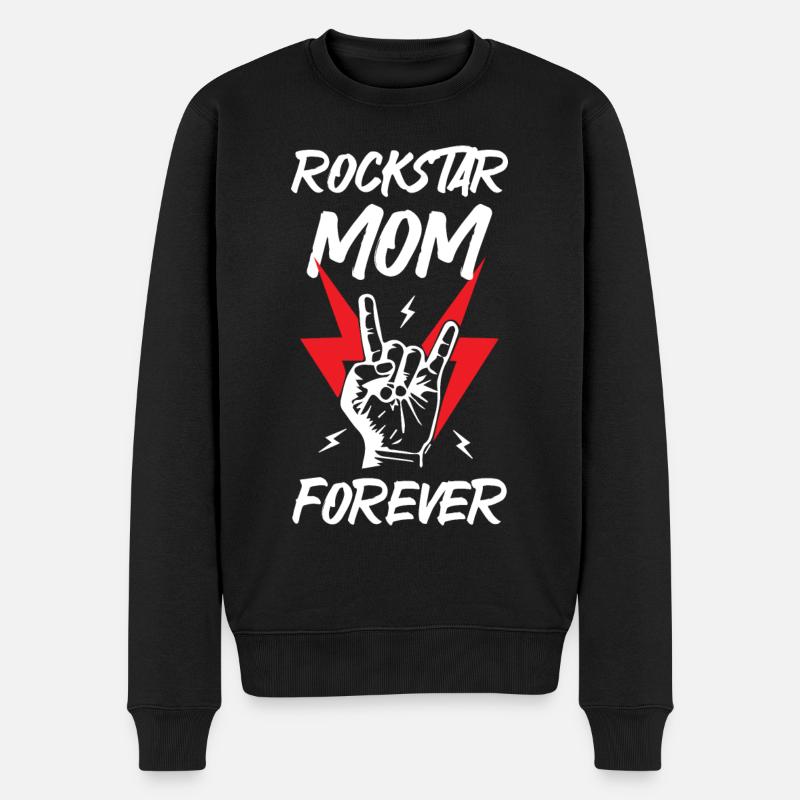 Rockstars Maman pour toujours - Pull Premium bio Homme - noir