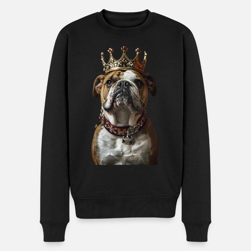 Bouledogue - Pull Premium bio Homme - noir