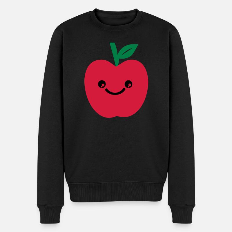 sourire de pomme - Pull Premium bio Homme - noir