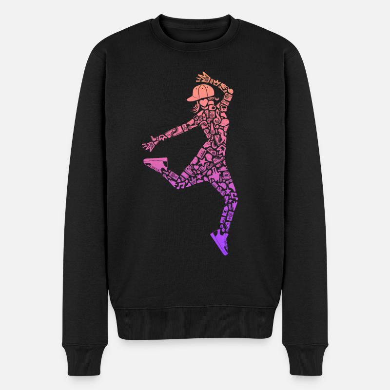 Breakdancer Breakdance Frauen Mädchen Breakdancing - Männer Premium Bio Pullover - Schwarz