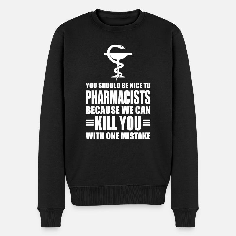Pharmacists Pharmacie Cadeau - Pull Premium bio Homme - noir