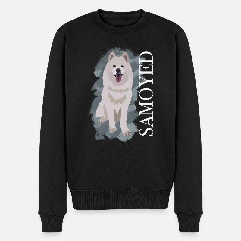 Samoyede Samoyède - Pull Premium bio Homme - noir