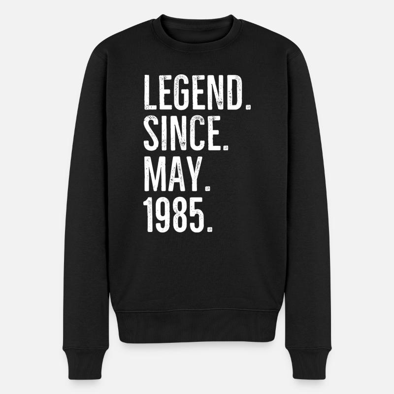 Légende depuis mai 1985 - Pull Premium bio Homme - noir