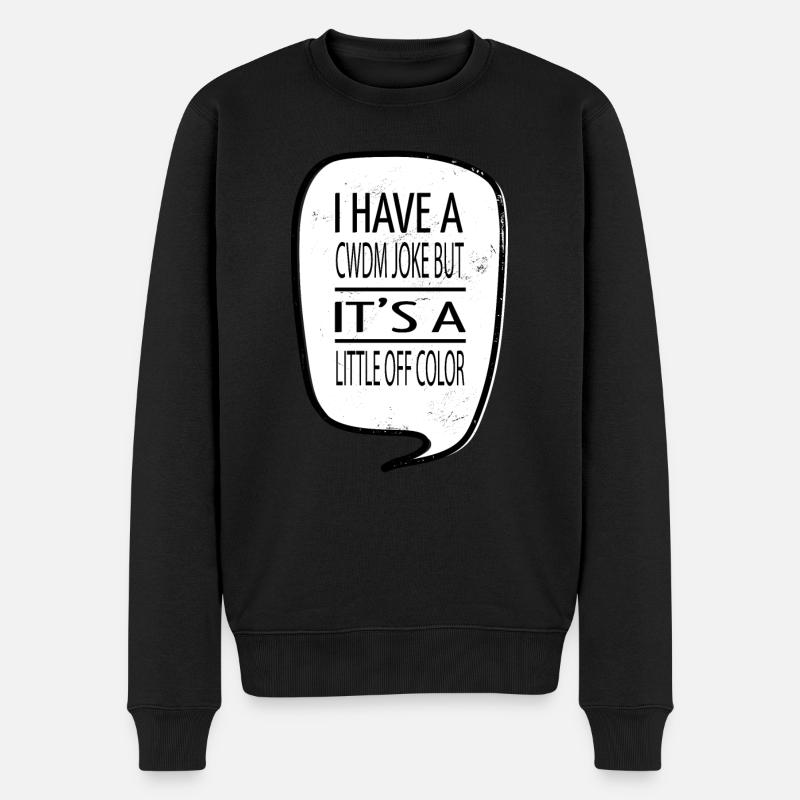birthday geek hacking coding quote - Männer Premium Bio Pullover - Schwarz