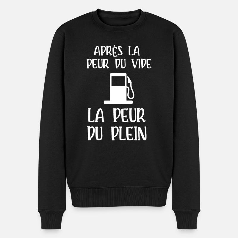 la peur du plein - Pull Premium bio Homme - noir