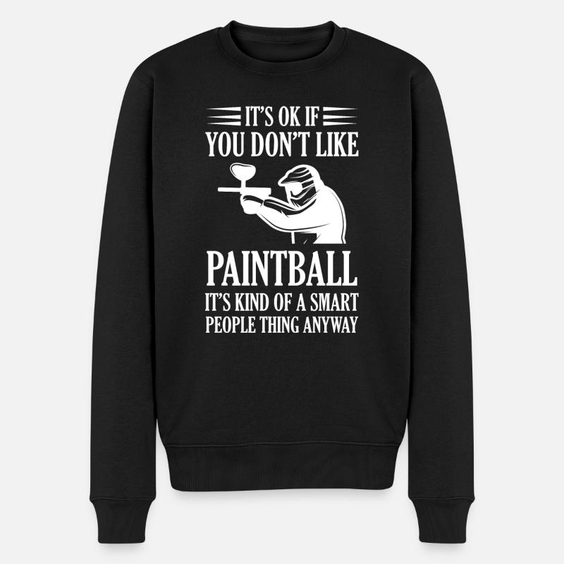 Paintball Airsoft - Pull Premium bio Homme - noir