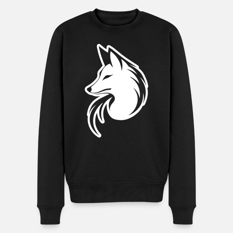 Fox Foxes - Men's Premium Organic Jumper - black