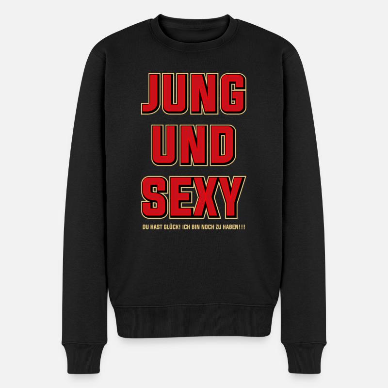 Jeune et sexy - Pull Premium bio Homme - noir