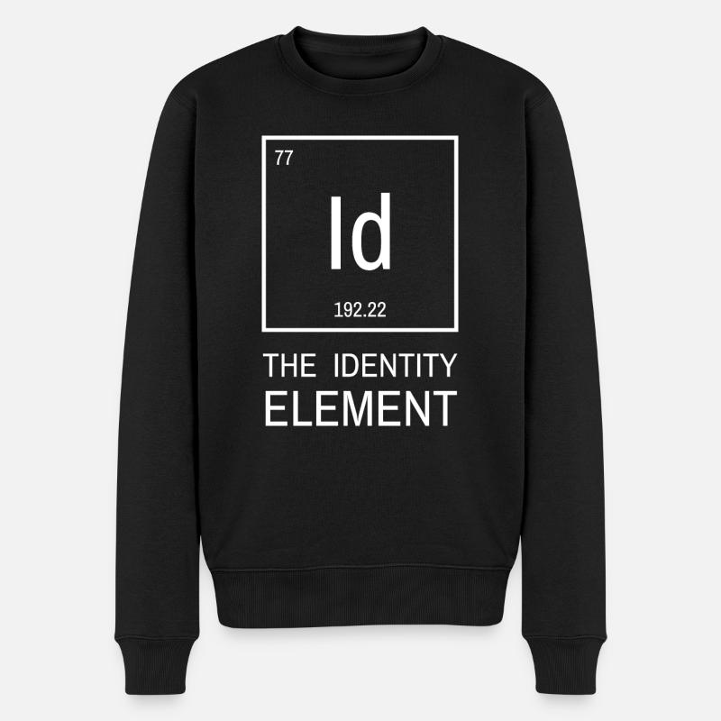 Identity Element Chemie Periodensystem - Männer Premium Bio Pullover - Schwarz
