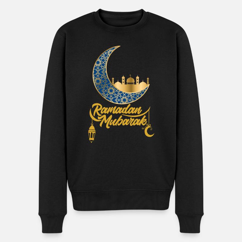 Cadeau du Ramadan Aïd Moubarak Islam Allah Musulman - Pull Premium bio Homme - noir