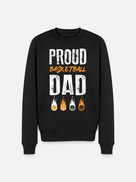 Basketball Daddy - Men's Premium Organic Jumper - black