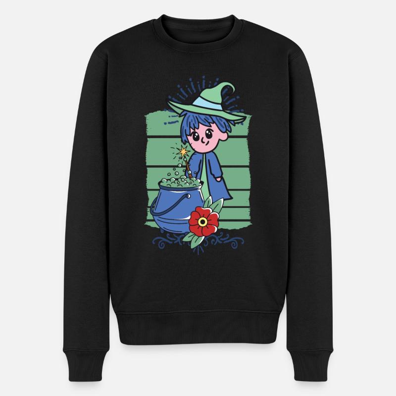 Apprenti sorcier - Pull Premium bio Homme - noir