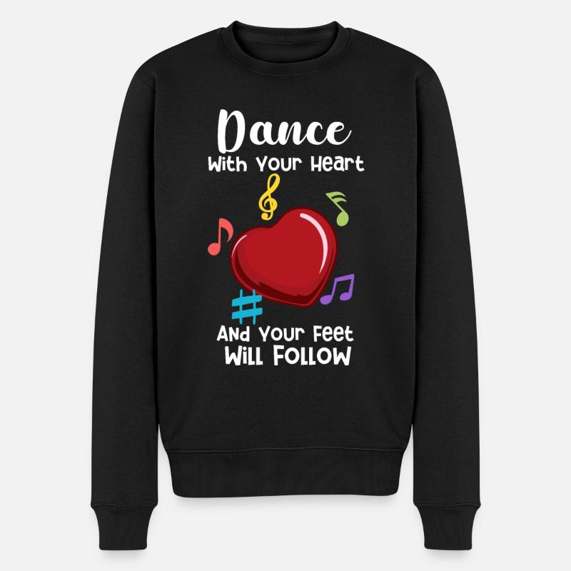 Danseur de danse - Pull Premium bio Homme - noir