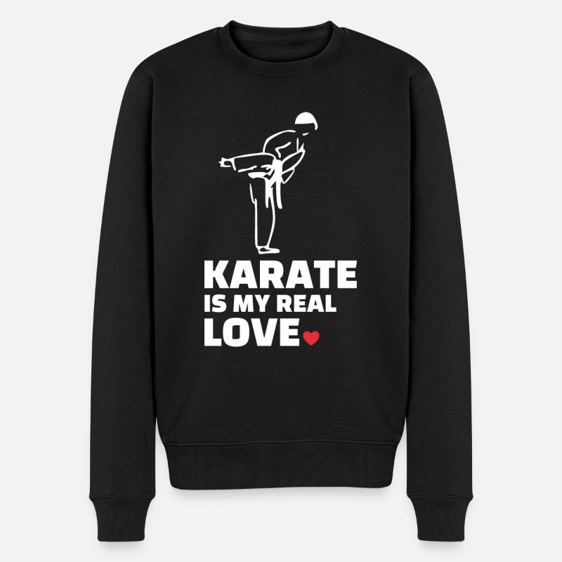 J’adore le karaté - Pull Premium bio Homme - noir