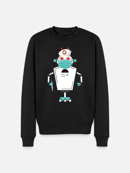 nurse intensive care nurse - Men's Premium Organic Jumper - black
