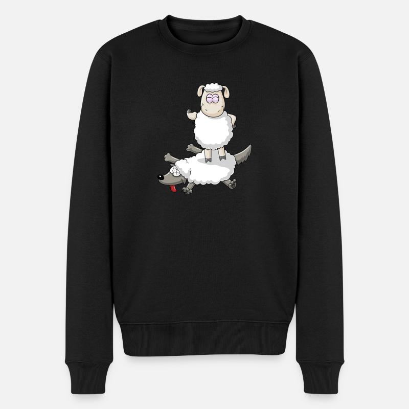 Victoire du mouton - Pull Premium bio Homme - noir