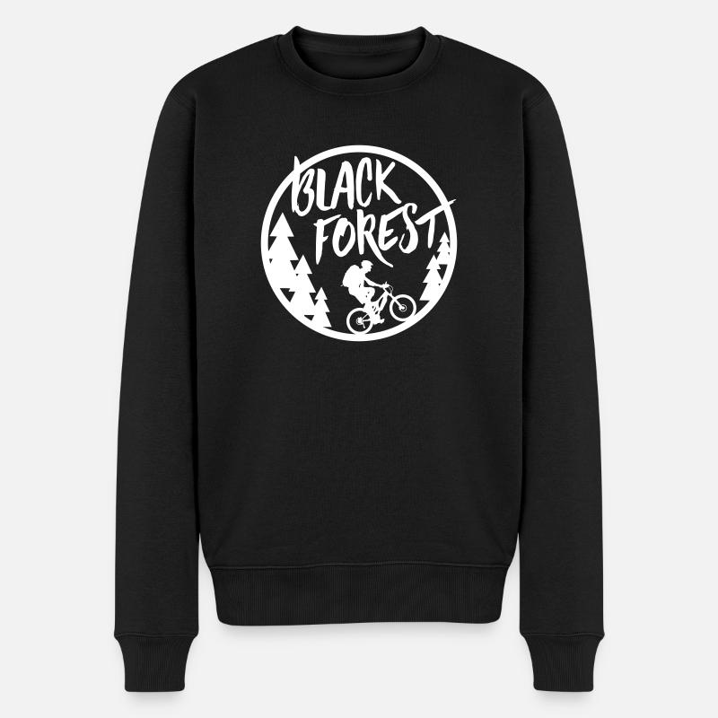 Black Forest Biker - Männer Premium Bio Pullover - Schwarz