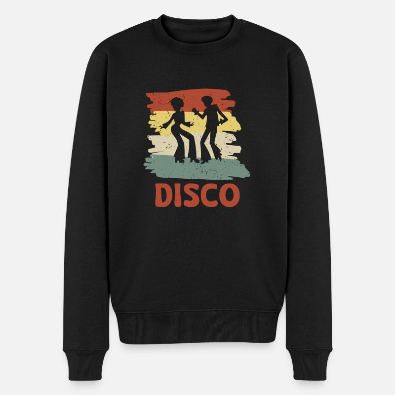 Diskothek - Männer Premium Bio Pullover - Schwarz
