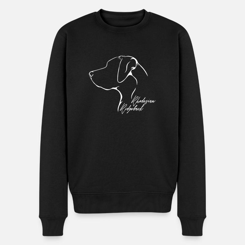 RHODESIAN RIDGEBACK Profil Hunde Hund Wilsigns - Männer Premium Bio Pullover - Schwarz