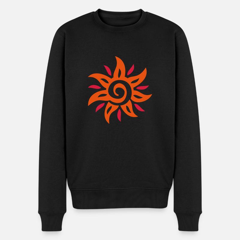 SUNshine - Männer Premium Bio Pullover - Schwarz